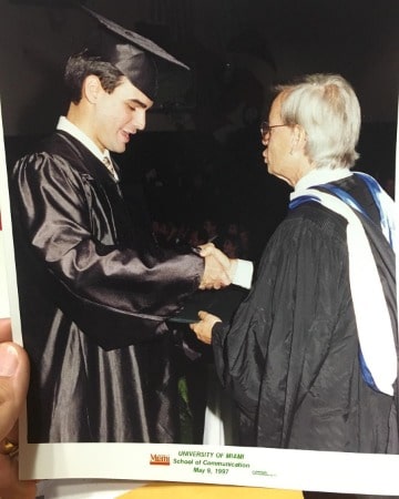 Will Manso graduated from Miami University 21 years ago. When does Manso's birthday comes?